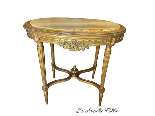 Tavolino ovale stile - in,