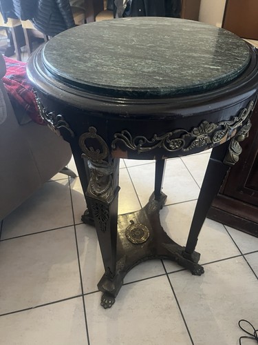 Tavolino rotondo epoca con - tavolino,