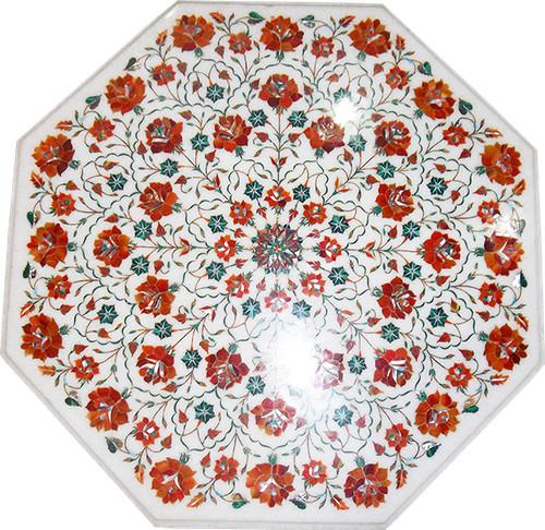 Piano marmo con inlay - piano,