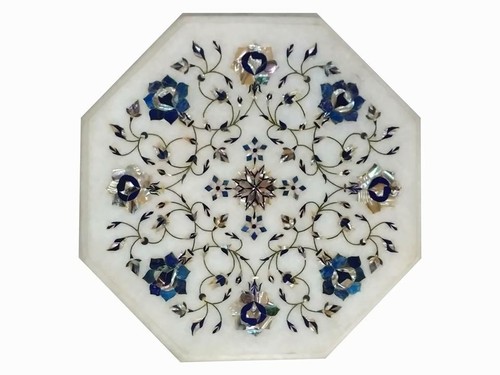 Tavolo marmo bianco - 12",