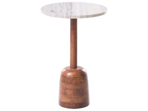 Elegante tavolino con base - , in